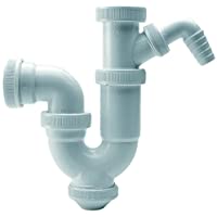 Adequa B-31-T Sifón Sencillo Curvo con Racord Extensible